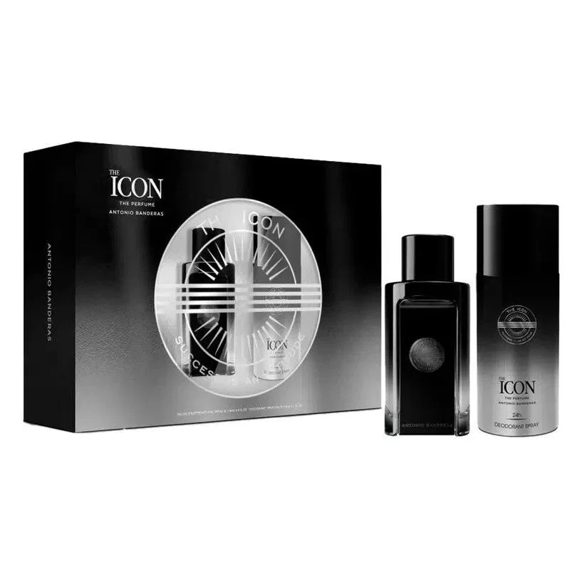 Antonio Banderas The Icon EDP Deodorant Spray Gift Set for Men