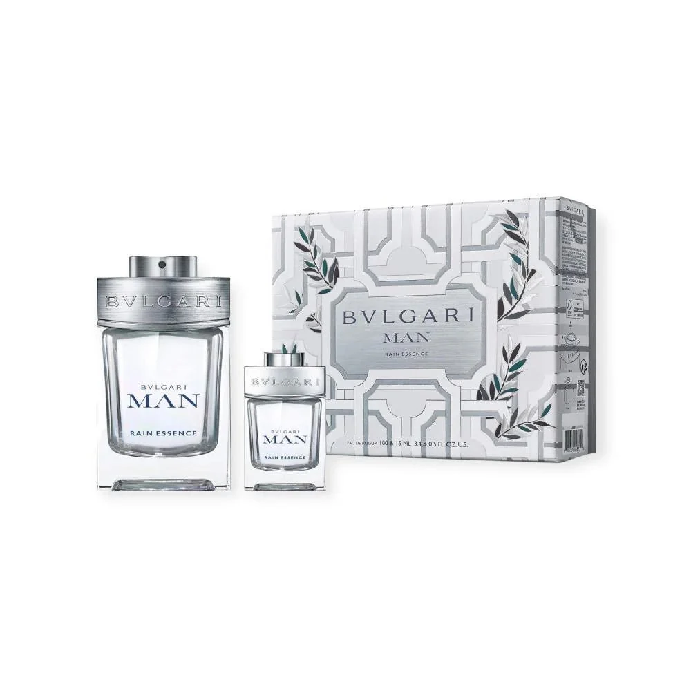 Bvlgari Man Rain Essence EDP Gift Set for Men