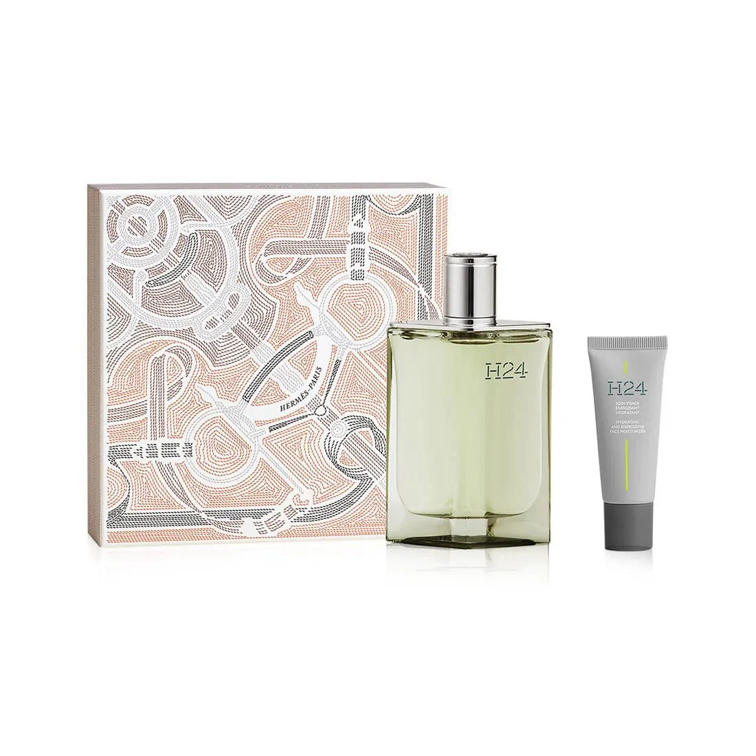 Hermes H24 EDP Energizing Moisturizer Gift Set for Men