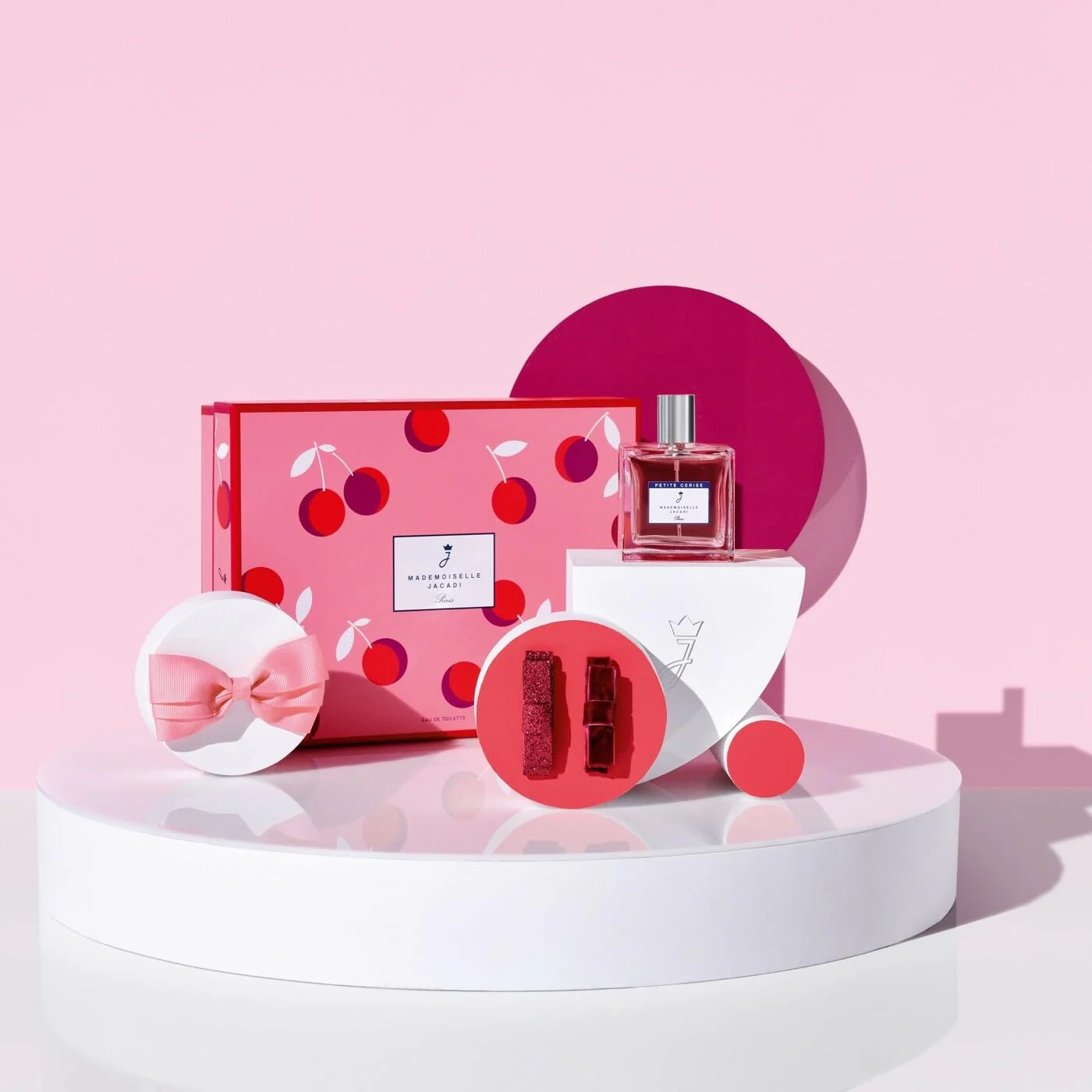 Jacadi Mademoiselle Petite Cerise EDT Hair Clips Gift Set for Women - Image 4