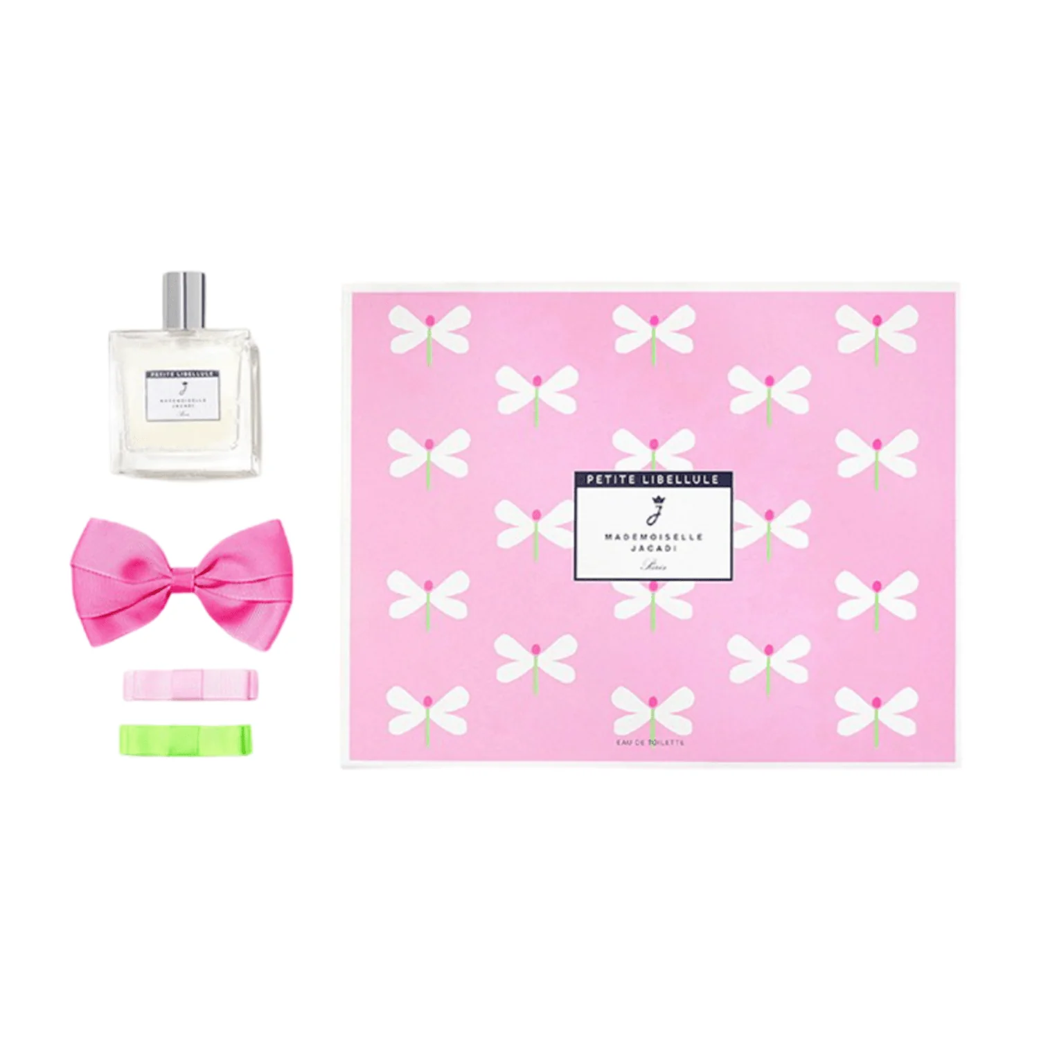 Jacadi Mademoiselle Petite Libellule EDT Hair Clips Gift Set for Women