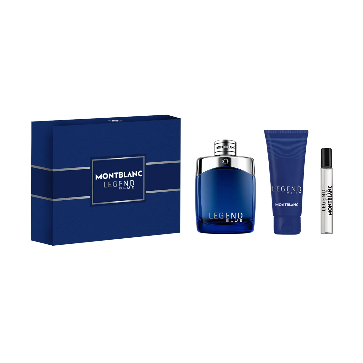 Mont Blanc Legend Blue EDP For Men Travel Gift Set
