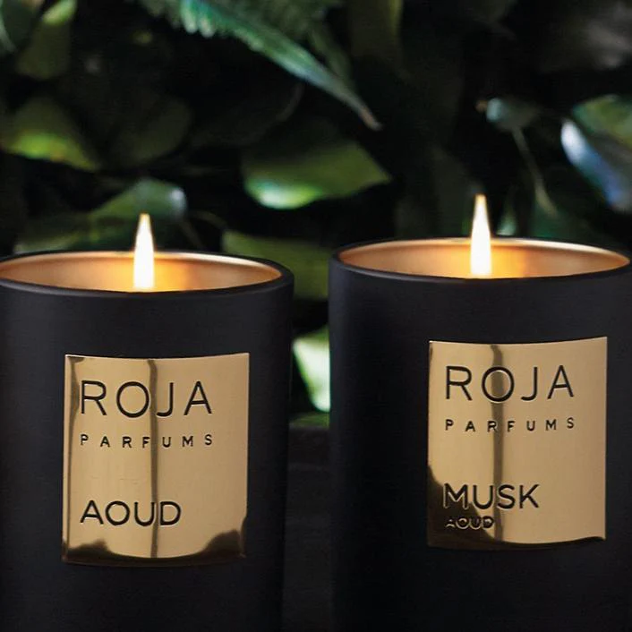 Roja Parfums Musk Aoud Candle - Image 4