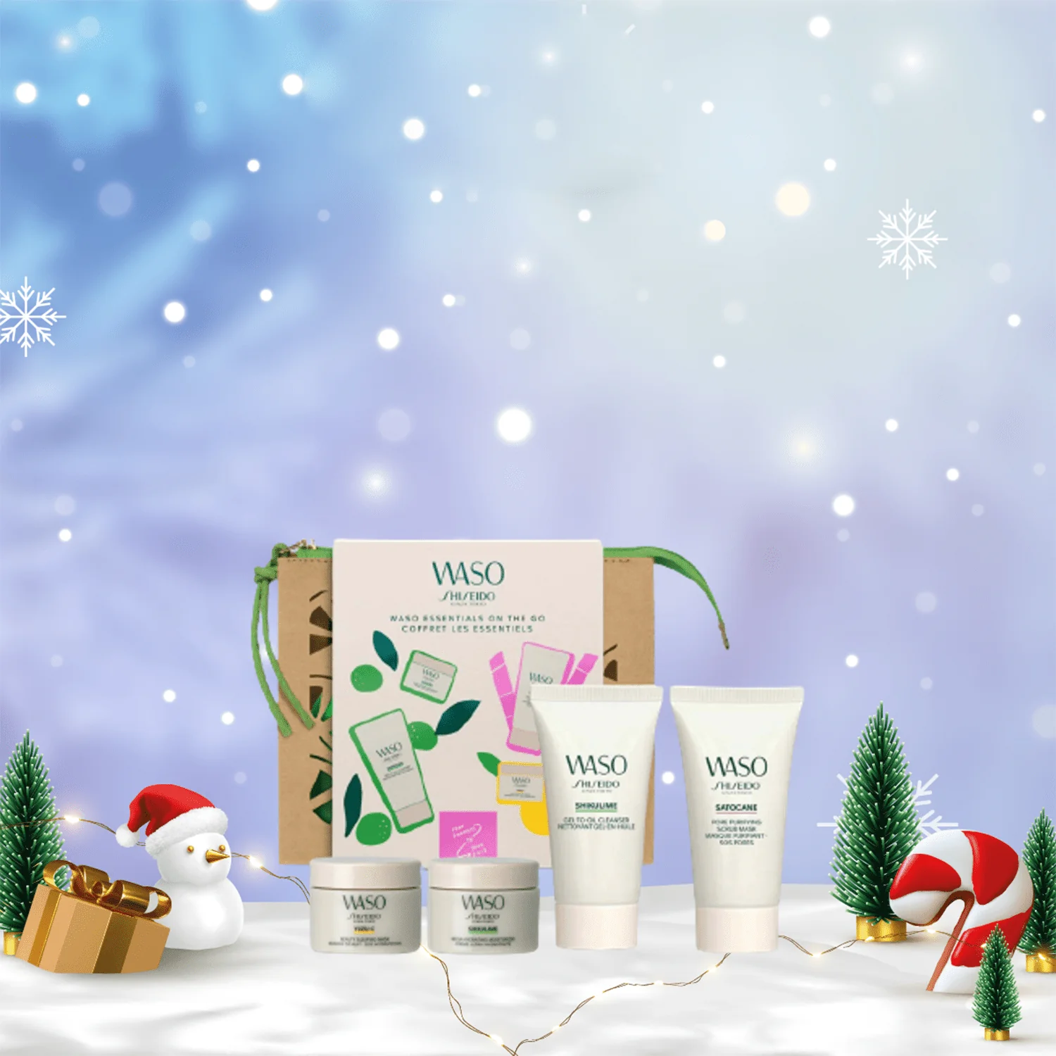 Shiseido Waso Essentials On The Go For Women Gift Set - Image 3