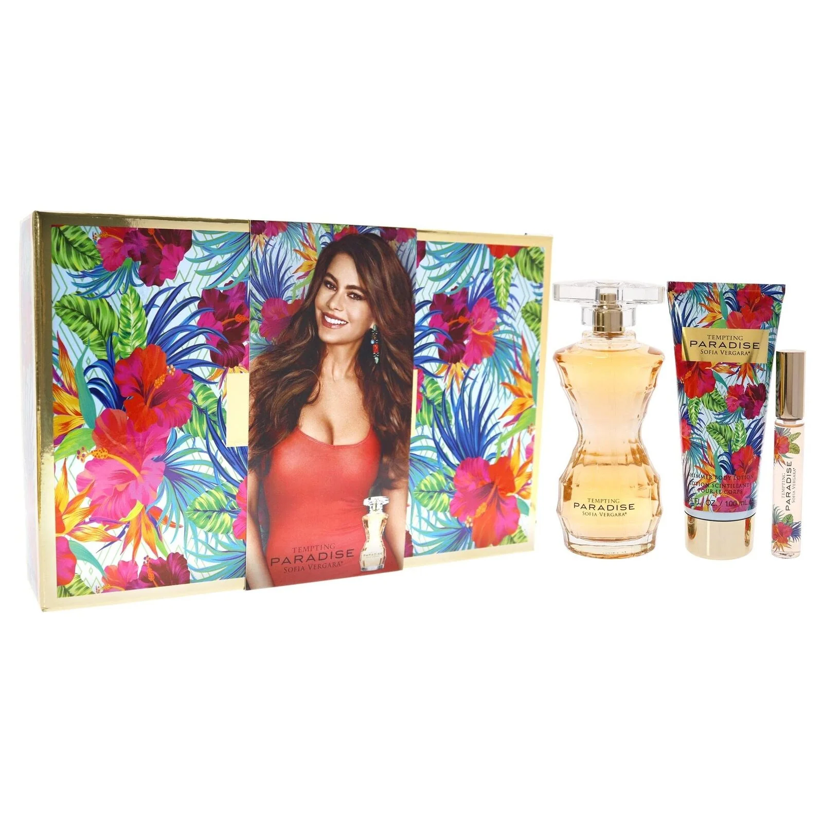 Sofia Vergara Tempting Paradise EDP & Shimmer Lotion Ensemble