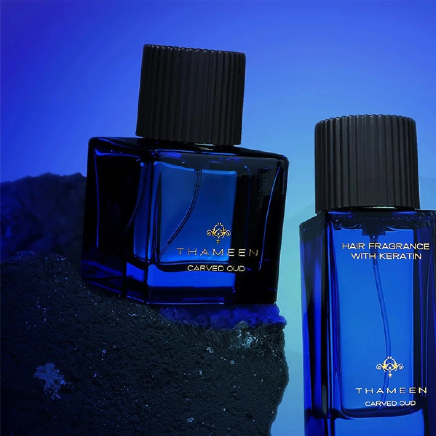 Thameen Treasure Collection Carved Oud Gift Set EDP + Hair Fragrance - Image 4