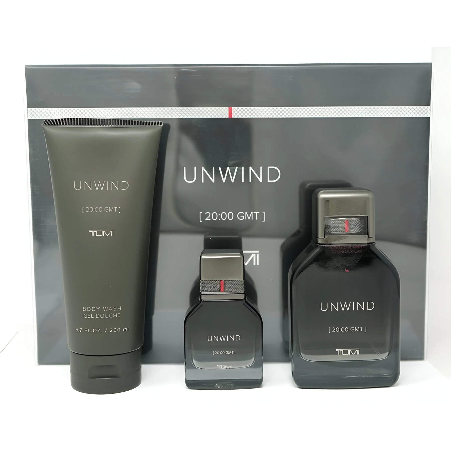 TUMI Unwind EDP Body Wash Gift Set for Men
