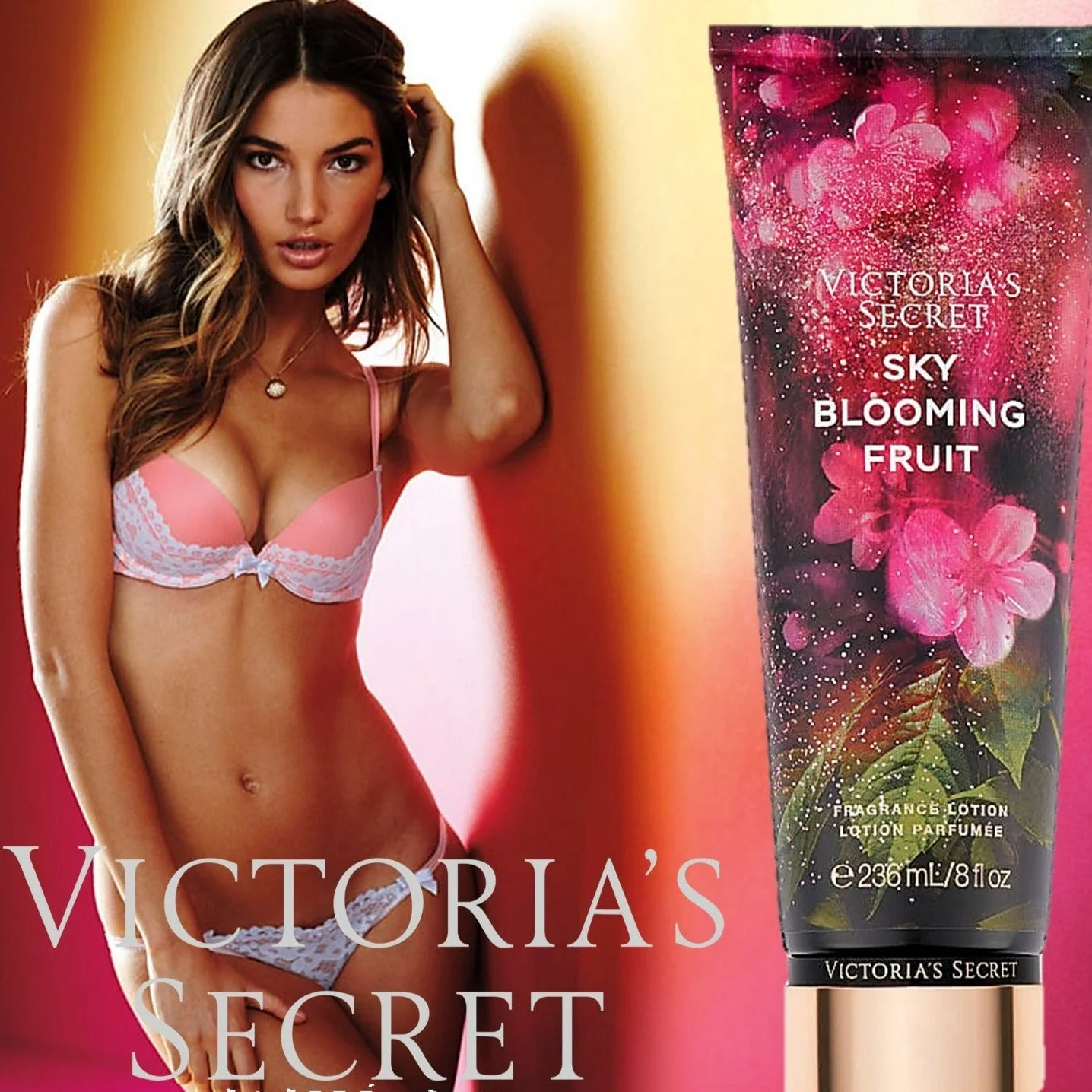 Victoria's Secret Sky Blooming Fruit Fragrance Lotion - Image 3